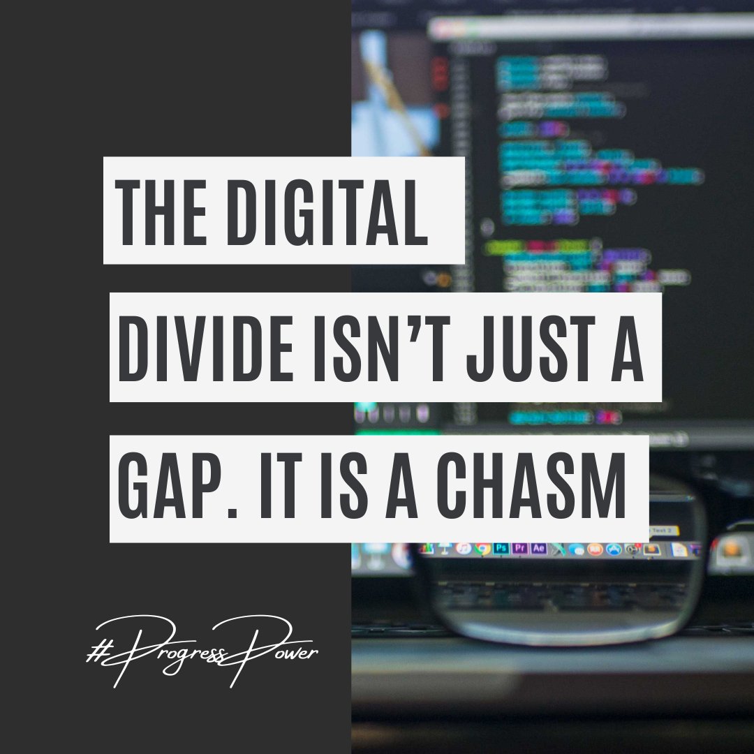 Edward_Kalya's tweet photo. |:| #ProgressPower |:|
The digital divide isn't just a gap. It's a chasm.
The internet isnβt just a tool. Itβs the bridge to #education, #entrepreneurship, and #community.
Denying access isnβt just unfair. Itβs a travesty.
To deny it is to deny the right to #progress. https://t.co/wb41kSVPJI