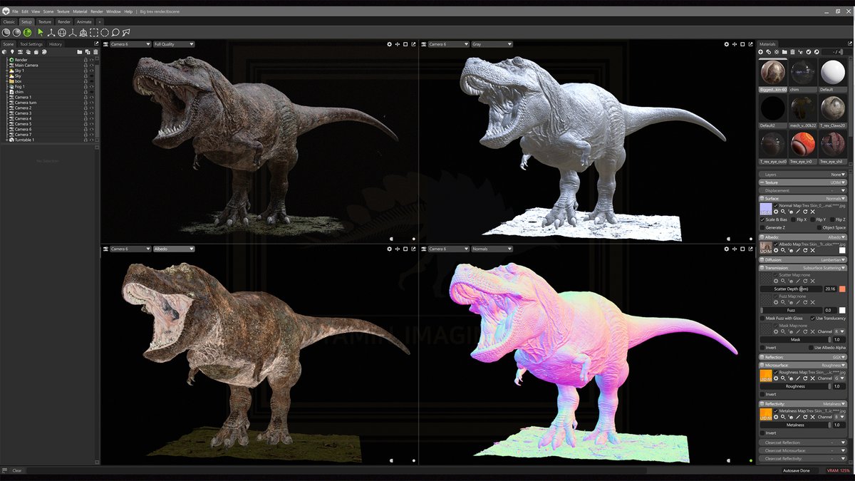 vitaimagination's tweet photo. The world's largest Tyrannosaurus Rex completed
sculptor & Coloring : Jin-kyeom Kim(Vitamin_imagination CEO)
Tool: ZBrush, Substance Painter, Marmoset Toolbag 5
#티라노사우루스 #티렉스 #티라노 #trex #Tyrannosaurus #zbrush #지브러쉬 #공룡 #MarmosetToolbag5 #Udims https://t.co/mqPHNTrs6x