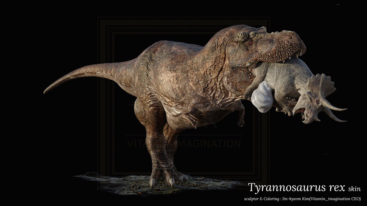 vitaimagination's tweet photo. The world's largest Tyrannosaurus Rex completed
sculptor & Coloring : Jin-kyeom Kim(Vitamin_imagination CEO)
Tool: ZBrush, Substance Painter, Marmoset Toolbag 5
#티라노사우루스 #티렉스 #티라노 #trex #Tyrannosaurus #zbrush #지브러쉬 #공룡 #MarmosetToolbag5 #Udims https://t.co/mqPHNTrs6x