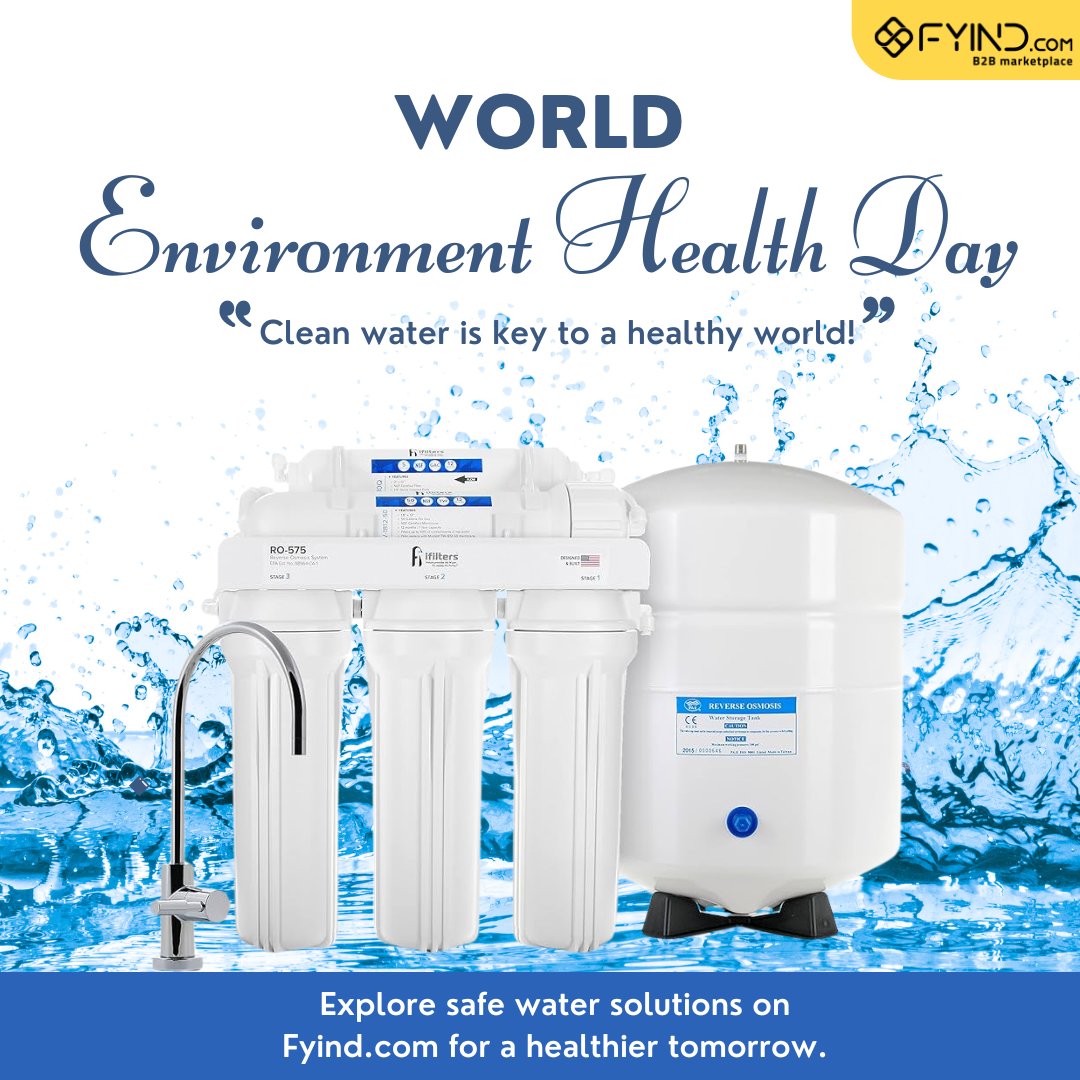 FYIND_COM's tweet image. At FYIND, we offer a wide range of safe water products to support clean water initiatives in homes &amp;amp; industries – fyind.com/uae/en/purific…

.

#waterpurificationsystem #safewatersolutions #sustainableliving #ecofriendly