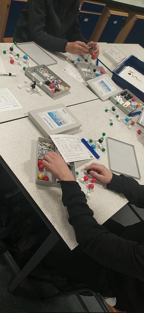 DrDChemistry's tweet photo. Our S3 Chemists @GlenifferHigh are displaying great skills this morning learning about shapes of molecules #STEMEducation #ActiveLearning @GlenifferSci1 https://t.co/7jzfOk91bq