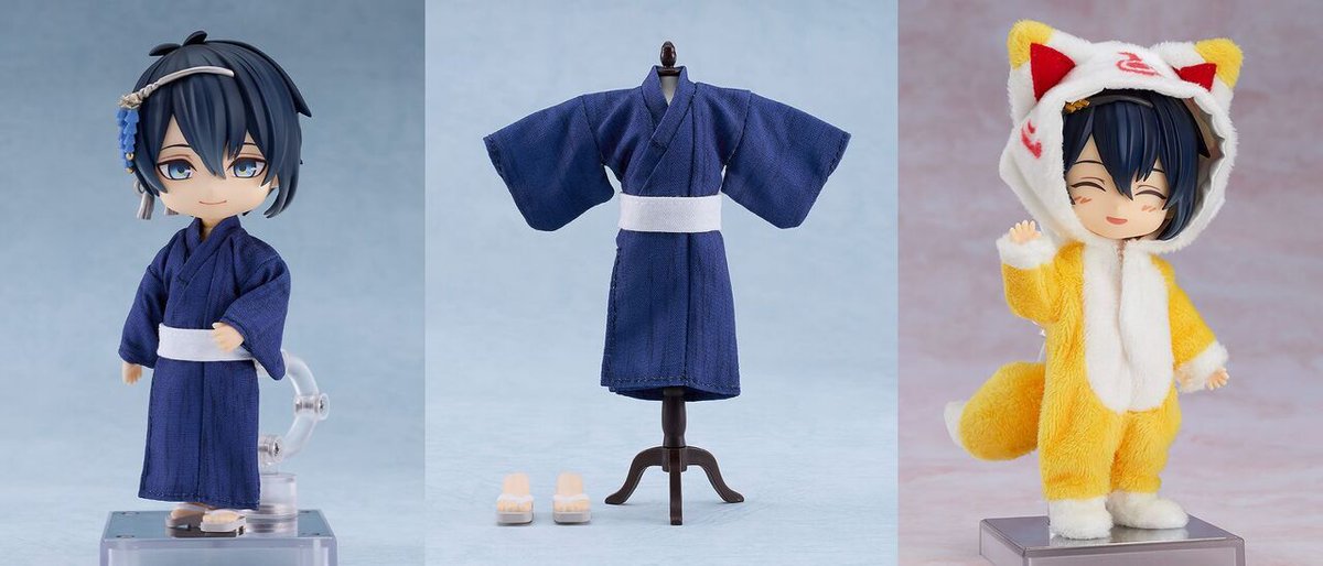 刀剣乱舞 ねんどろいどどーる 三日月宗近軽装&パジャマこんのすけ 刀剣乱舞 ねんどろいどどーる 三日月宗近軽装&パジャマこんのすけ