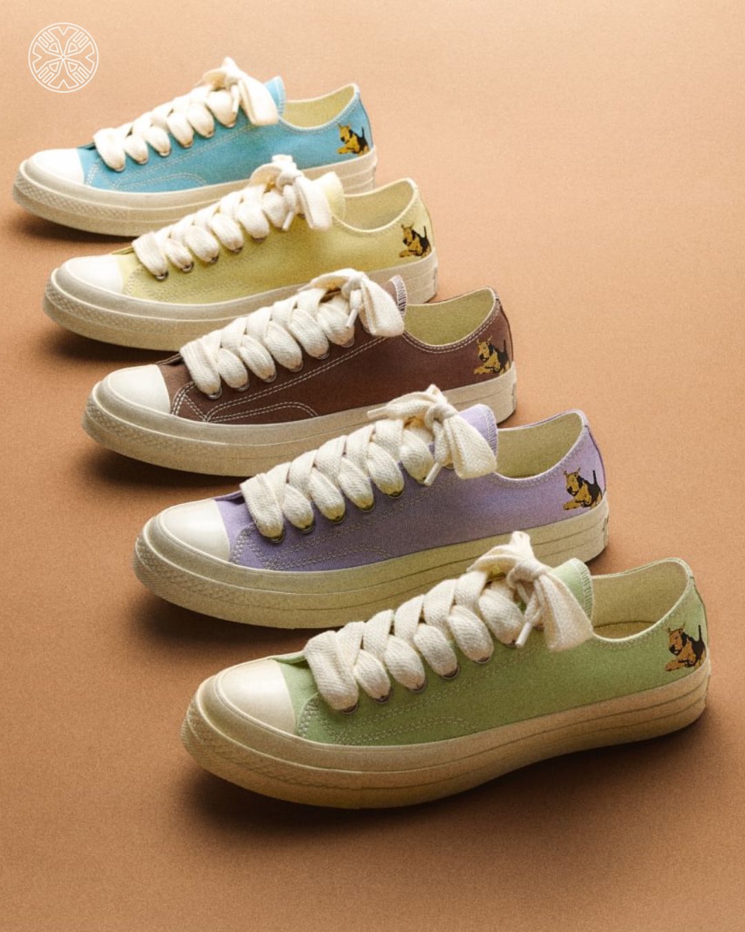 SA Creatives on X Tyler the Creator s GOLF le FLEUR and Converse have come together for a new Chuck 70 collection featuring five shoes. This collection is inspired by Tyler s Airedale Terrier