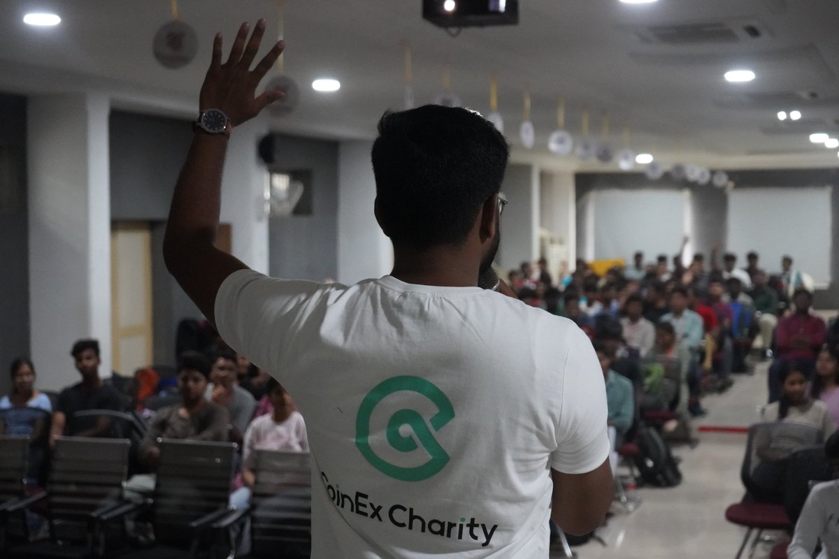 CoinExCharity's tweet photo. 🎉 We wrapped up an amazing Campus Tour at VJIT Hyderabad! 🚀

✅ 200+ students explored blockchain &amp; ecosystem opportunities
Empowering India's crypto future, one campus at a time! 💡
@coinexcom @coinexindia  
#CoinExShape #CoinExCharity https://t.co/V9ibJunOXW