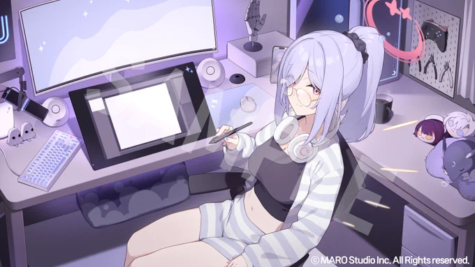 V長女のココネさんの誕生日グッズイラストを担当させていただきましたHAPPY BIRTHDAY Kokone~!!! 