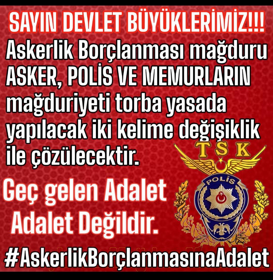 baranelma63's tweet photo. @savaskerimoglu @szctelevizyonu Savaş Bey Günaydın
Polis ve Askerlerin ASKERLİK BORÇLANMASI mağduriyeti ile ilgili TBMM
Kamu Denetçiliği Kurumu #DerdimeDerman olsun diye lehimize yüzlerce karar verdi
Ama SGK bunu da uygulamıyor.
Nasıl çözeceğiz.
#AskerlikBorçlanmasınaAdalet https://t.co/u4k2TLCF2k