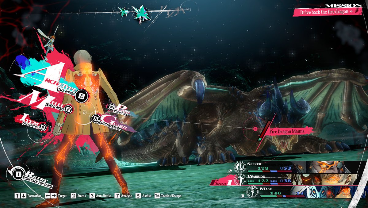 METAPHOR DEMO SPOILERS

If you didn't fight the dragon what are you even doing lol it's easier than the boss before it, on Hard difficulty