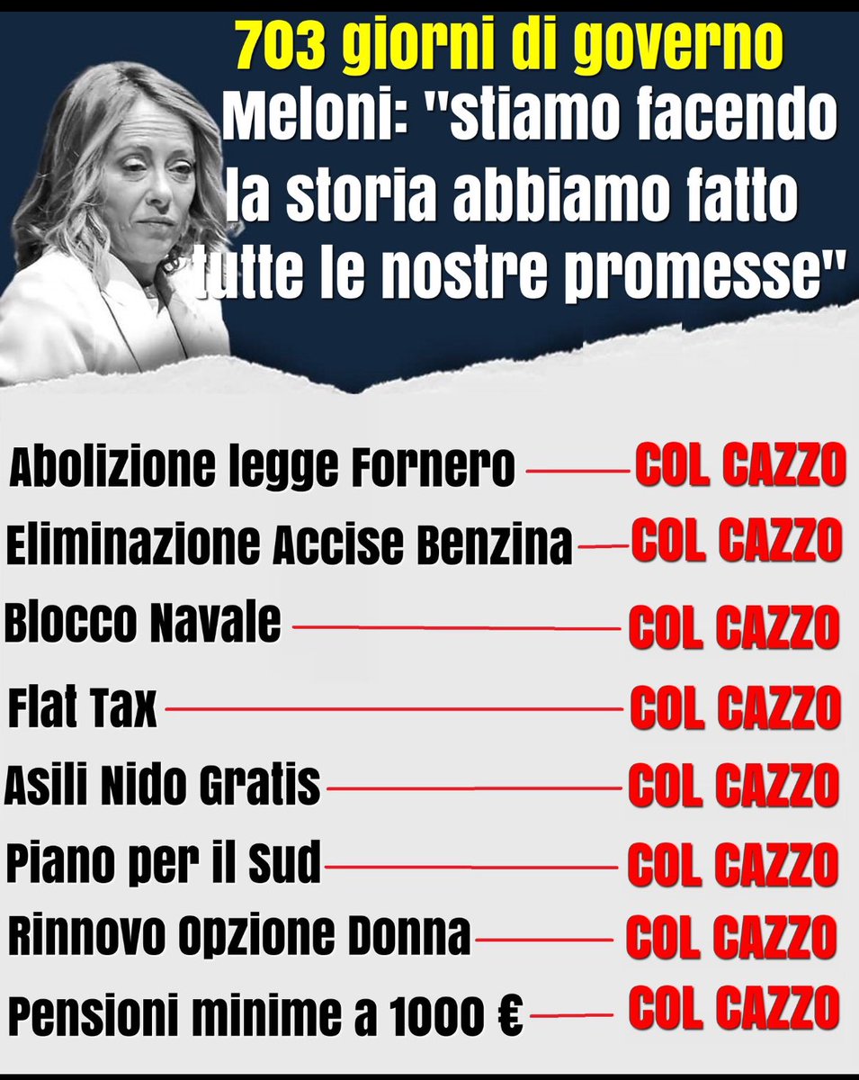120 milioni ai giornalisti si cazzo
980 milioni alla serie di cazzo
17 milioni alla famiglia Berlusconi sì cazzo
Altri 17 milioni ai giornalisti si cazzo 
Un miliardo all’Albania si cazzo
Milioni alla Tunisia si cazzo 
32 + altri 7 miliardi per le armi si cazzo…etc… cazzo