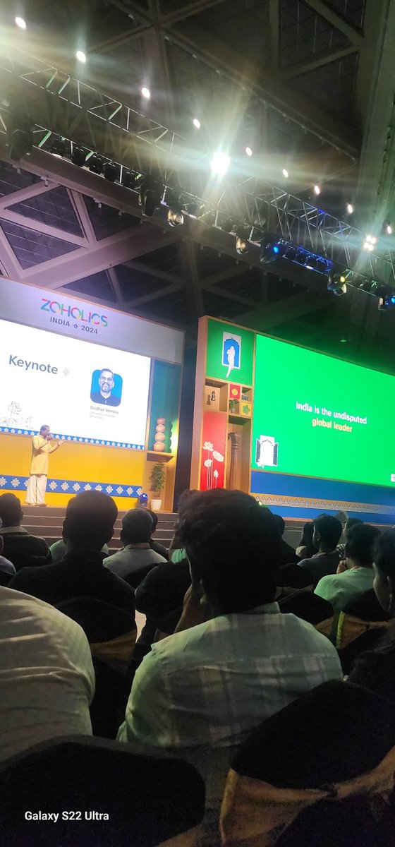 #Zoholics2024  zoom in to read. Its worth every pixel . #Homepreneur. Tune into <a href="/svembu/">Sridhar Vembu</a> 's slide to know more