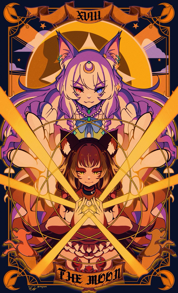v_leemar's tweet photo. THE MOON #18
Artist @zikryzero
Vtuber @LunarisUrufi @yueho_

This card shows deception. Coming from these 2 vtuber, nothing is what it seems. Keep your wits about you otherwise... banned🤣

#MalaysiaVtuber #ENVtuber #cubteng #MYVTarot #cubteng #sketchingzero #lunAAArt #ArtYue https://t.co/GkIBZoIqYE