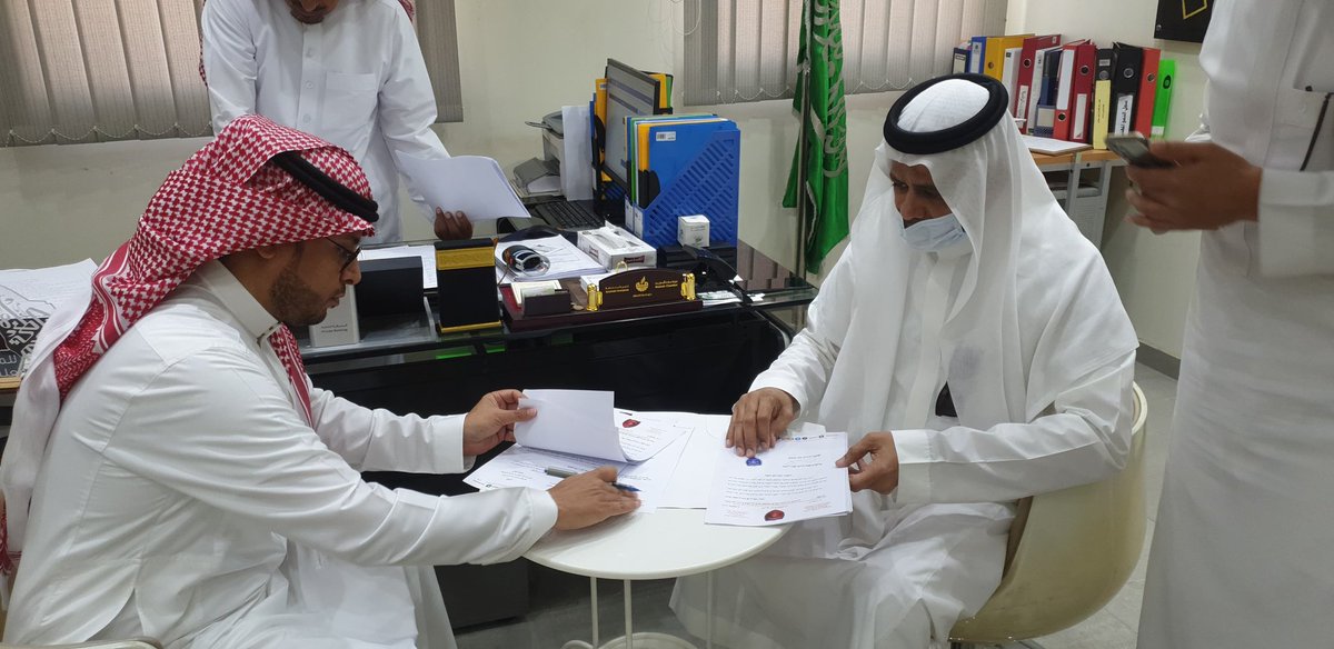 makdeafc's tweet image. توقيع اتفاقية بين مركز الصم ومدرسة المثنى الابتدائية في مكة