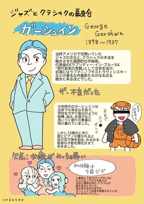 9月26日はガーシュインの誕生日です🇺🇸 