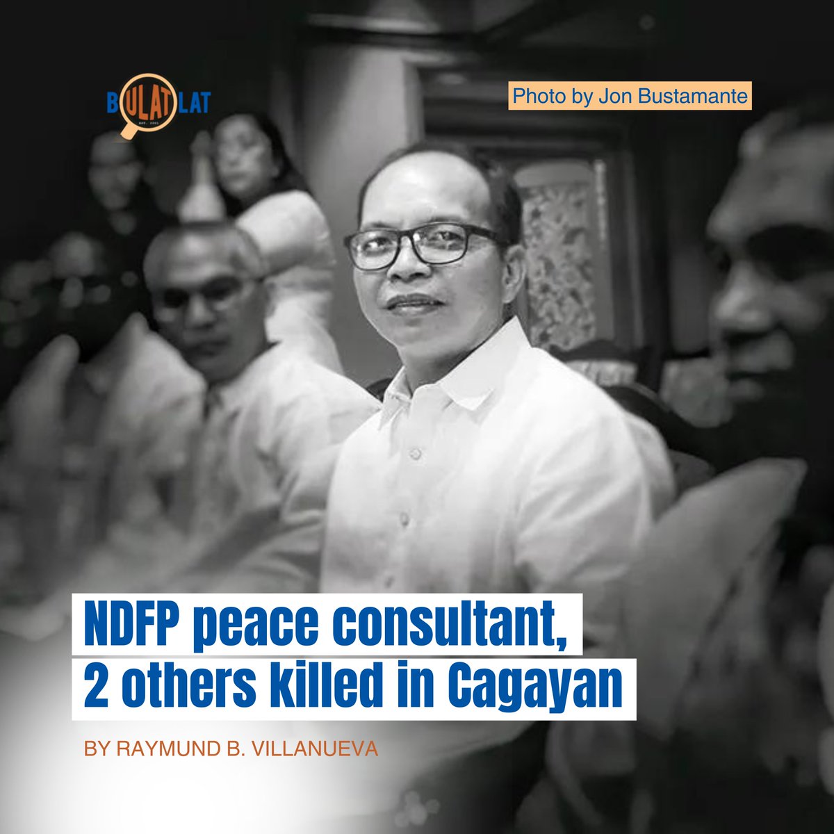 bulatlat's tweet photo. ICYMI: Ariel Arbitrario, a participant in several formal rounds of peace negotiations between the NDFP and the Government of the Republic of the Philippines (GRP) from 2016 to 2017 was killed with two others last September 11 in Cagayan.

Read: https://t.co/htuJXanAoN https://t.co/Brpw1vxJKO