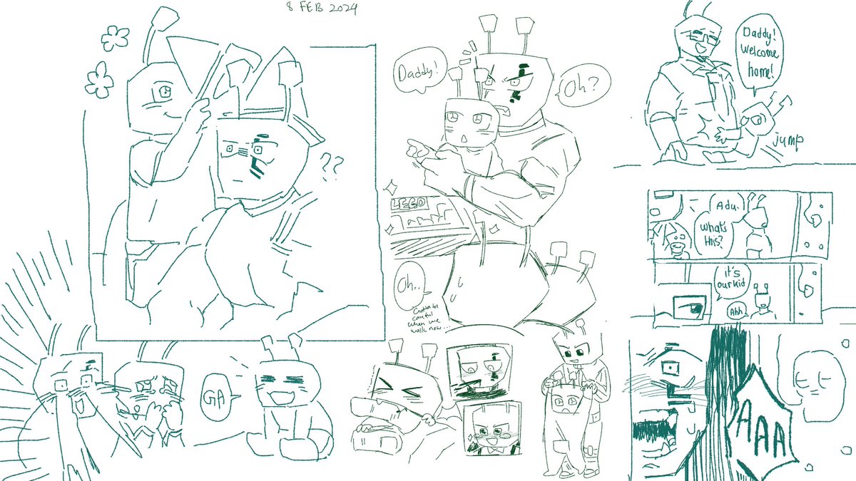 Anyway here's the full thing ft various AUs

#adujojo