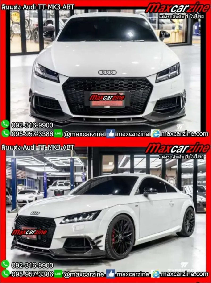 maxcarzine1's tweet photo. 📌 ลิ้นแต่ง Audi TT MK3 ABT 🚘 ติดต่อได้เลยครับ🙏 ✅ โทร 📞 092-316-9900 / 095-957-3386
✅ ไลน์ 👉 @maxcarzine
✅ FB 👉 Maxcarzine
✅ Web 🌐 https://t.co/HOPpQJjvDO
✅ YB 👉 maxcarzine
#audi #auditt #auditts #mk3 #ttmk3 #audimk3 #audittsmk3 #ออดี้ #ออดี้ทีที #แต่งauditt https://t.co/n7R0bBnkUY
