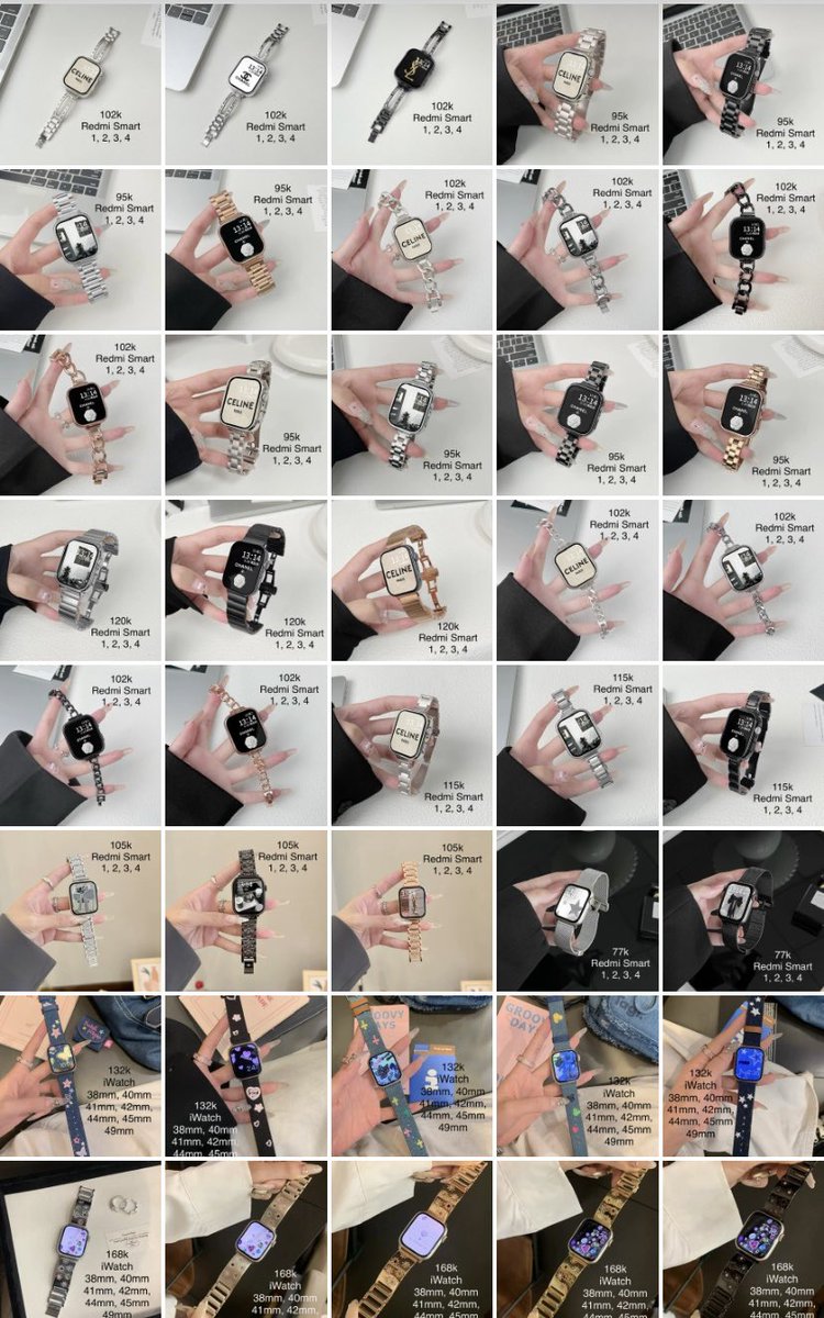[HELP RT] OPEN PRE-ORDER STRAP WATCH CH🇨🇳

🫧 Strap watch (apple, huawei, xiaomi)
📍 Bekasi
✅ Req other model, type
📭 DM for asks
📆 Close 6 Okt, 2024
Catalogue&amp;order on notes go👉🏻 line.me/ti/g/iazh9-6UR5

🏷️ wts wtb ch china stuff ina strap watch huawei band xiaomi miband