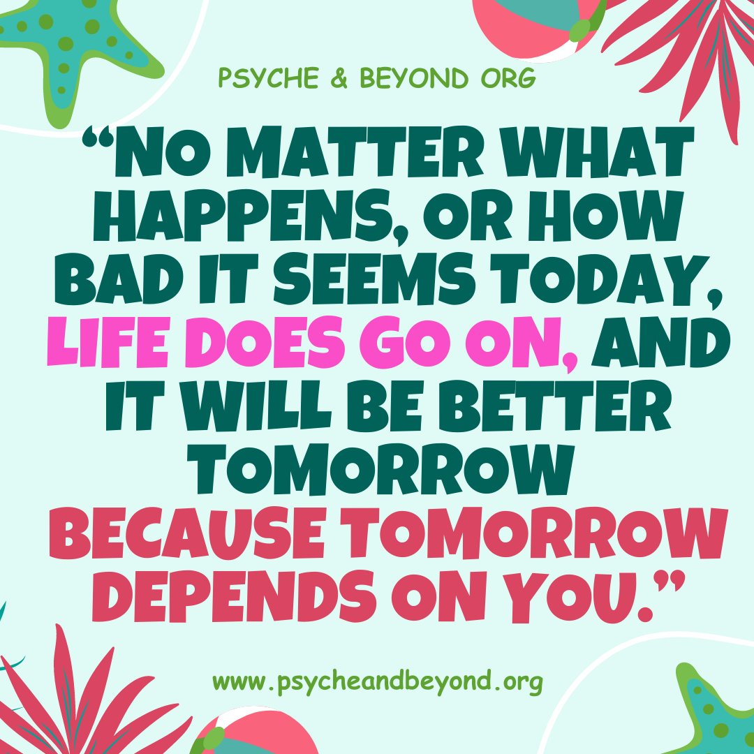psyche_beyond's tweet photo. You may not have the power to change the past but you do have the power to change tomorrow. #psycheandbeyondorg #mentalhealth #mentalhealthawareness #MentalHealthMatters #suicideprevention #SayNoToSuicide #emotionalhealth #emotionalpain #grief #griefandloss #griefawareness https://t.co/QbO4qF4OHG