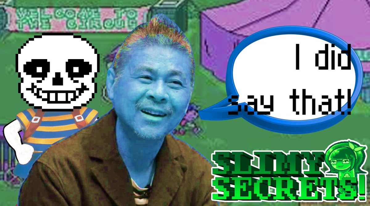 SlimeEgbert's tweet photo. Did you know? "Inspiring Itoi" had sometimes "spoken wisdom" such as "Why play video games when you can become one!" and "Game that video like you video that game!", quotes marked as "Most valuable in gaming"!! Truly a hero!! https://t.co/oqGLlrEAEk