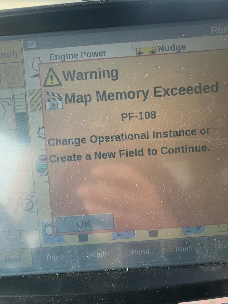 On a case header are there settings to change so a paddock is all on the same file?