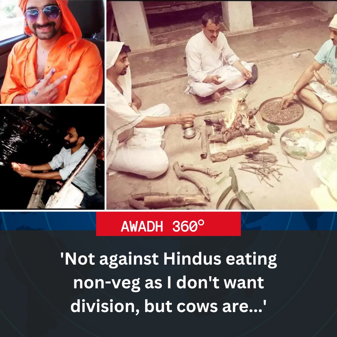 Awadh360's tweet photo. Banker by day & vocal advocate for #Hindu way of life by night, @Jayatu_Sanatan is engaged in a long-standing battle against #cowslaughter
Read full report: https://t.co/hVIwA3cQav
#awadh360 https://t.co/MSPeYWrXU5