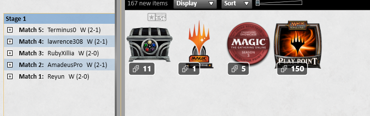Ravendarkmtg's tweet photo. Living End Trophy 🏆

Commandeer is the goat. Also Brainsurge is very good card to play over press the enemy.

R1: Jeskai Control🐦‍⬛🐦‍⬛
R2 Esper Goryo ❌🐦‍⬛🐦‍⬛
R3: Boros Energy 🐦‍⬛🐦‍⬛
R4: Dimir Murktide  ❌🐦‍⬛🐦‍⬛
R5: Ruby Storm ❌🐦‍⬛🐦‍⬛ https://t.co/DyBe9h0Es3