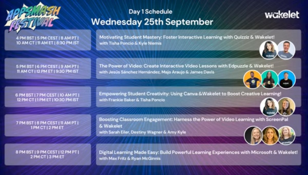 Wakelet AppSmash Festival! 💥
Day 1
Thanks to Wakrlet