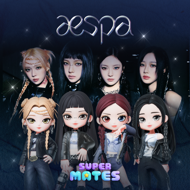 LINE NEXT is launching Super Mates, featuring aespa! Chat with AI