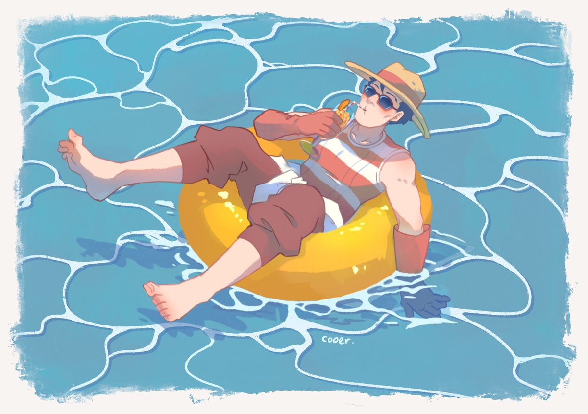 cooooer95's tweet photo. Autumn has arrived &amp; Doc has just enjoyed a wonderful summer ⛱️

#TeamFortress2 #TF2 #TF2fanart #tf2medic https://t.co/CYOygAKJmw