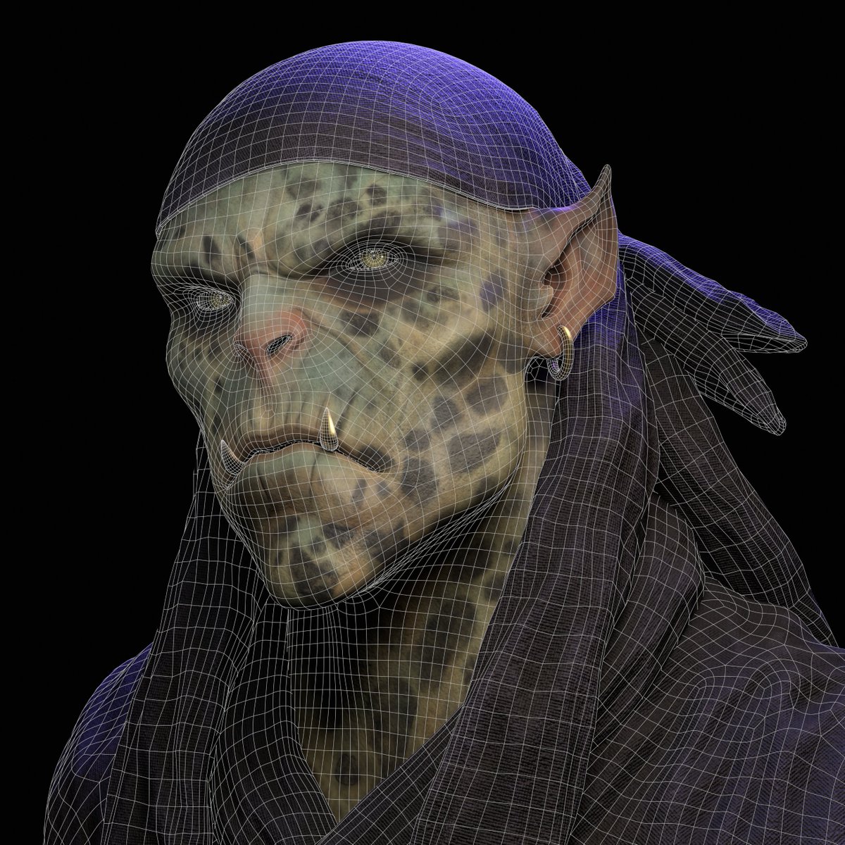 Orc Head

linktr.ee/gheyreuady

#3d #3dcharacter #cg #3dart #character #gamecharacter #realtime #gameready #pirate #gameart #uv #art #orc #reference #monster #topology #2dto3d #game #rig #render #zbrush #maya #substancepainter #wacom #marmosettoolbag #zbrushcentral #artstation