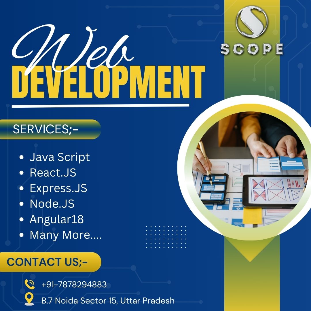 ScopeNoida's tweet photo. Scope Computers [Noida]
"Your Vision, Our Expertise: Professional Web Development That Transforms Ideas into Reality 🎯💻🚀"

#scopecomputers #training #learning #webdev #course #education #codingclass #skills #developer #webdesign #techtraining #PHP #Noida #Delhi https://t.co/KjjbzWLeb6