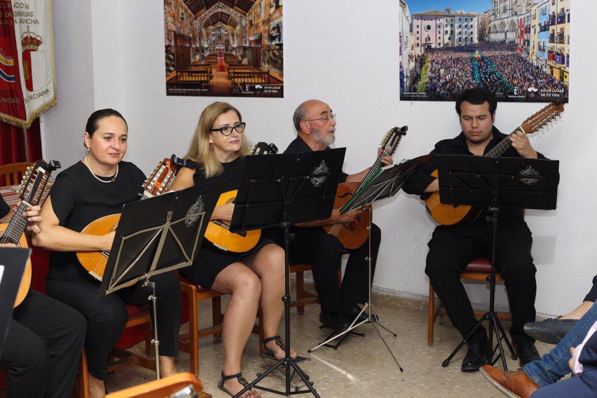 Miércoles 25 de septiembre una representación de la Orquesta participamos en el acto de apertura del año #cuenca2425 organizado por la Federación de comunidades de Castilla la Mancha. <a href="/garaballa/">paco varea</a> fotos: <a href="/XimoFortea/">Ximo Fortea</a>