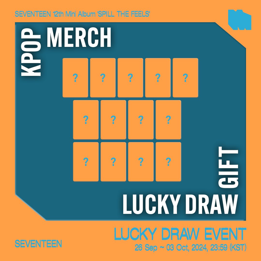 SEVENTEEN x KPOPMERCH PRE-ORDER EVENT ] 💿 SEVENTEEN 12th Mini