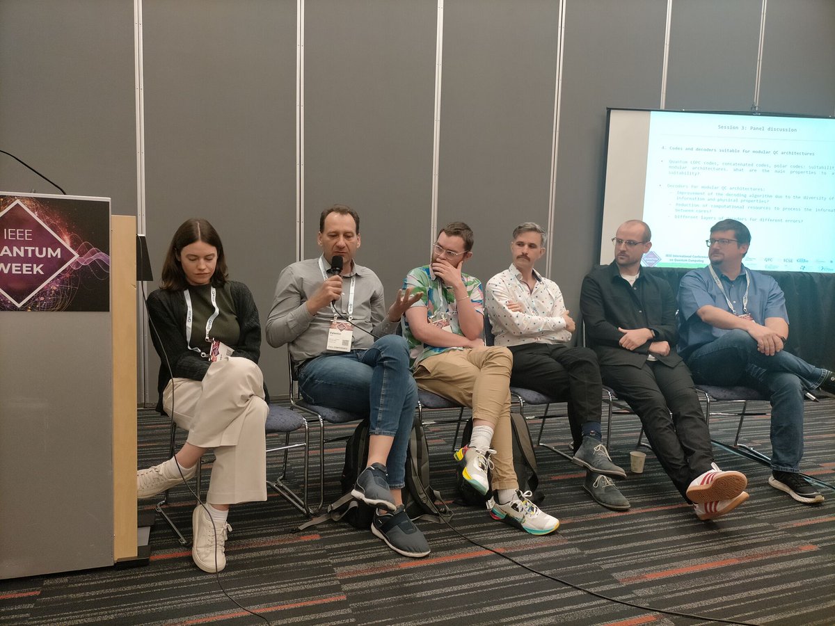QUADRATURE members organized a workshop on Error Correction in Modular Quantum Computing at IEEE Quantum Week 2024, discussing fault tolerance and scalability. The WS aimed to bridge the gap between multicore architects and quantum error correction experts #QCE #QuantumComputing