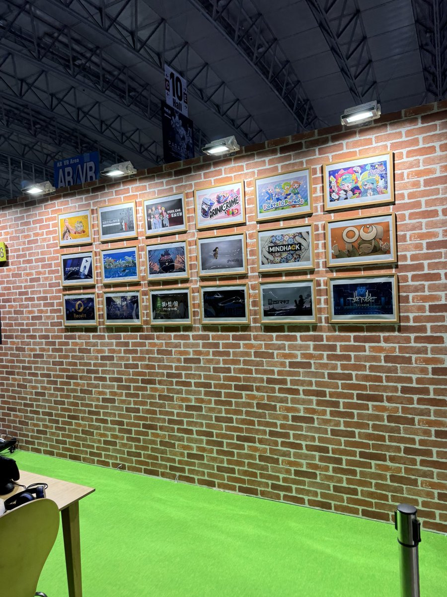 incromP2's tweet image. room6さんのブース！
ドット絵好きにはたまらないゲームがありました！

#TGS2024
#room6