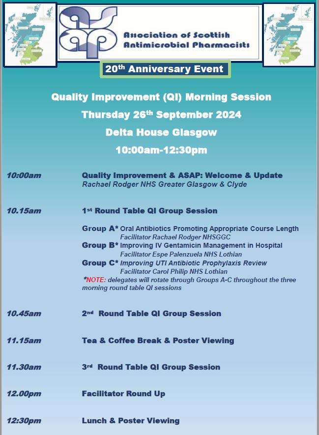 AntibioticScot's tweet photo. Looking forward to a busy morning using #QI tools to discuss & identify #testsofchange to improve #AMS in 🏴 #forcefieldanalysis #driverdiagrams #gapanalysis
@SAPGAbx #AntibioticGuardian #PreventingAMRtogether https://t.co/cghTXpbnhN