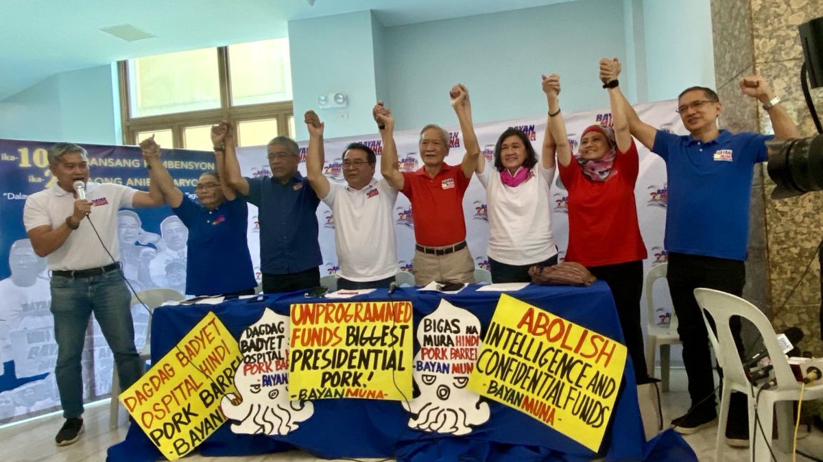 LizaMaza's tweet photo. Pagbati sa ika-25 anibersaryo at ika-10 Pambansang Kumbensyon ng @BayanMuna! πβ€οΈ
Sa mahabang panahon, ang Bayan Muna ay nag-akda at nagsulong ng mga pinakamabuluhang mga batas para sa taumbayan. Kaya nararapat lamang na maibalik ito sa kongreso ngayong 2025.
#BayanMuna25 https://t.co/qLWzEvIAVO