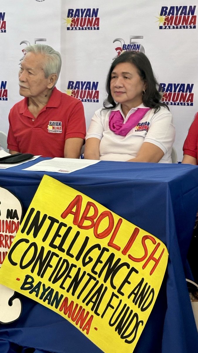 LizaMaza's tweet photo. Pagbati sa ika-25 anibersaryo at ika-10 Pambansang Kumbensyon ng @BayanMuna! πβ€οΈ
Sa mahabang panahon, ang Bayan Muna ay nag-akda at nagsulong ng mga pinakamabuluhang mga batas para sa taumbayan. Kaya nararapat lamang na maibalik ito sa kongreso ngayong 2025.
#BayanMuna25 https://t.co/qLWzEvIAVO