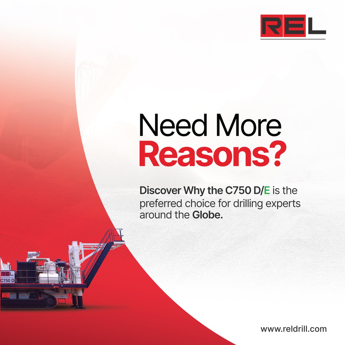 revathiequipltd's tweet image. Ready to take your drilling operations to the next level? Tired of equipment that can't keep up? Swipe through to see how the C750 D/E can be the game-changer you’ve been waiting for!  

reldrill.com/down-the-hole-… 

#RotaryBlastholeDrill #C750 #C750DE #DTHDrill #REIL #REL