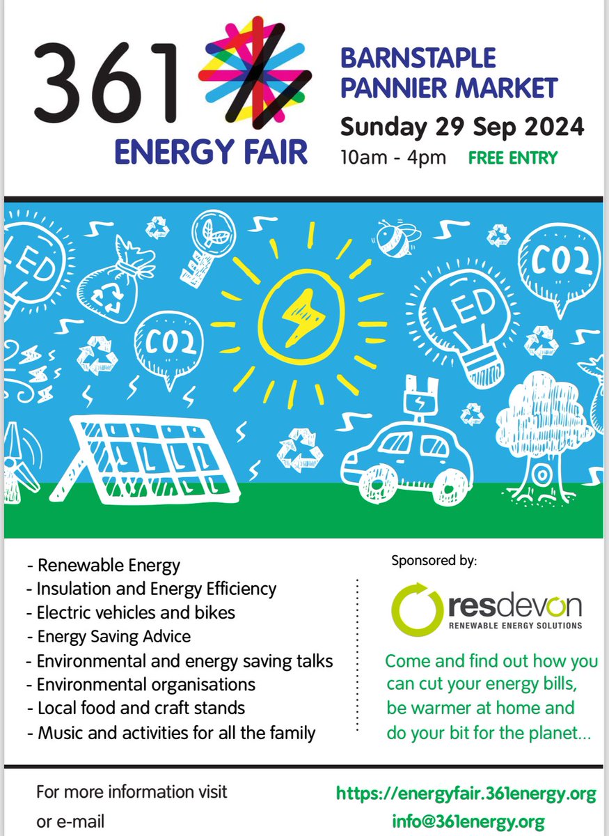 This Sunday, 29th Sept, Space Odyssey’s Voyager dome will be set up in Barnstaple’s historic Pannier Market as part of an exciting day of sustainability-linked activities during the <a href="/361Energy/">361 Energy CIC</a> Fair! Each free family-friendly dome session will focus on Climate Change science 🌍🌱