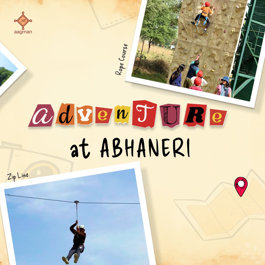 aagmanstays's tweet image. Never miss a chance to face new challenges!
Recently a group of school students visited Abhaneri Village Safari Camp and spent a day in adventurous activities under the supervision of experts.
Book now: +91-9650092284
#activitytracking #nature #adventures #team #RajasthaNews