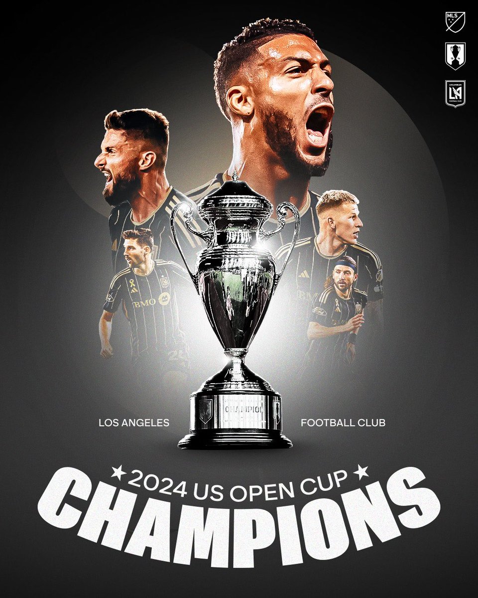 MLS's tweet photo. ✨ CHAMPIONS ✨

@LAFC are @opencup winners for the first time. 🏆 https://t.co/Nw6KIZv4Hl