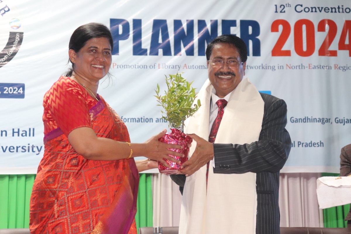 INFLIBNET's tweet image. #PLANNER2024 inaugurated by Hon'ble Governor of Arunachal Pradesh, Lt. General K T Parnaik, PVSM, UYSM, YSM (Retd), alongside esteemed dignitaries, @DevikaINFLIBNET and @Saket_Kushwaha4 at @RGU1984 on Sep 19, 24. #AIinLibraries #rguitanagar #inflibnet @ugc_india @EduMinOfIndia