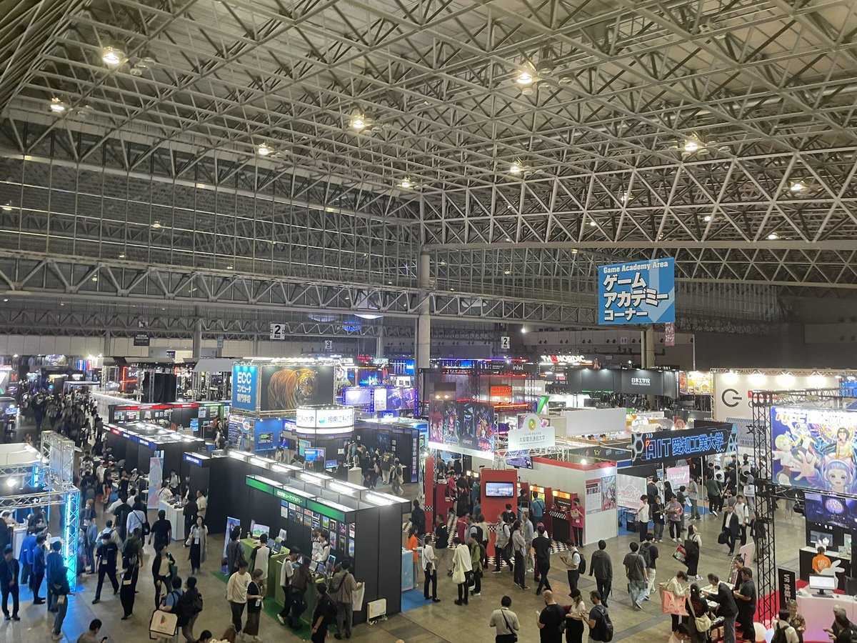 __yaDo's tweet photo. 東京ゲームショウ来てみた！ https://t.co/aReveFBx9v