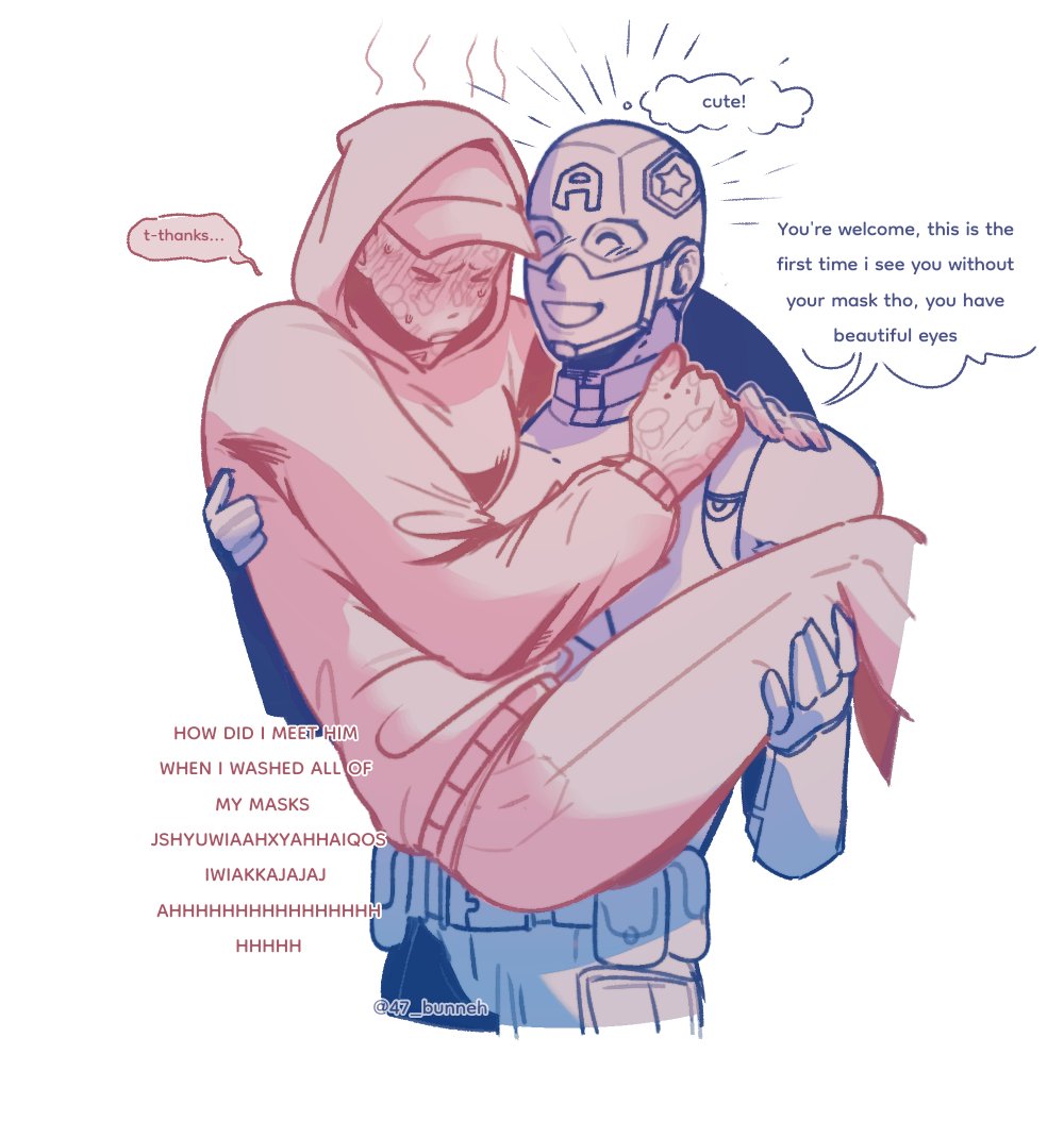 47_bunneh's tweet photo. I don't know how to call this ship so #CapPool it is 🥳 https://t.co/VGeJ1H3cwR
