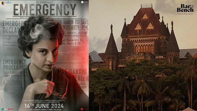 Hbarandbench's tweet image. #बॉम्बे हाईकोर्ट जल्द ही कंगना रनौत अभिनीत 'इमरजेंसी' फिल्म को सेंसर सर्टिफिकेट जारी करने की मांग करने वाली ज़ी स्टूडियो की याचिका पर सुनवाई करेगा।

#Emergencymovie #BombayHC