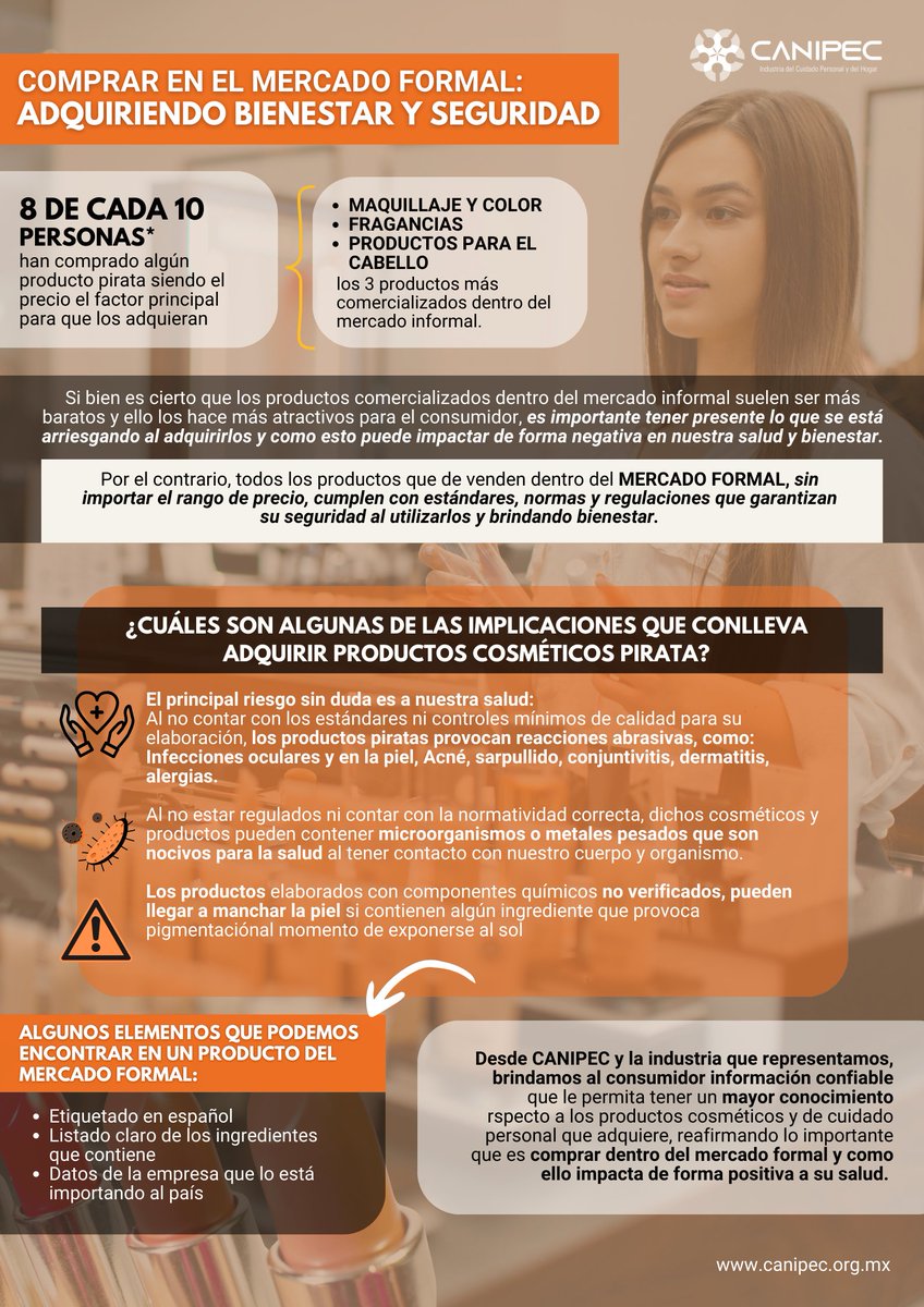 #CANIPEC con el apoyo de diversas empresas del sector de #cuidadopersonal, ha desarrollado el programa de #RS <a href="/CanipecByB/">Belleza y Bienestar</a>  el cual desde hace ya 9 años, tiene como objetivo brindar al consumidor herramientas que le permitan tener una mejor y más segura decisión de compra.