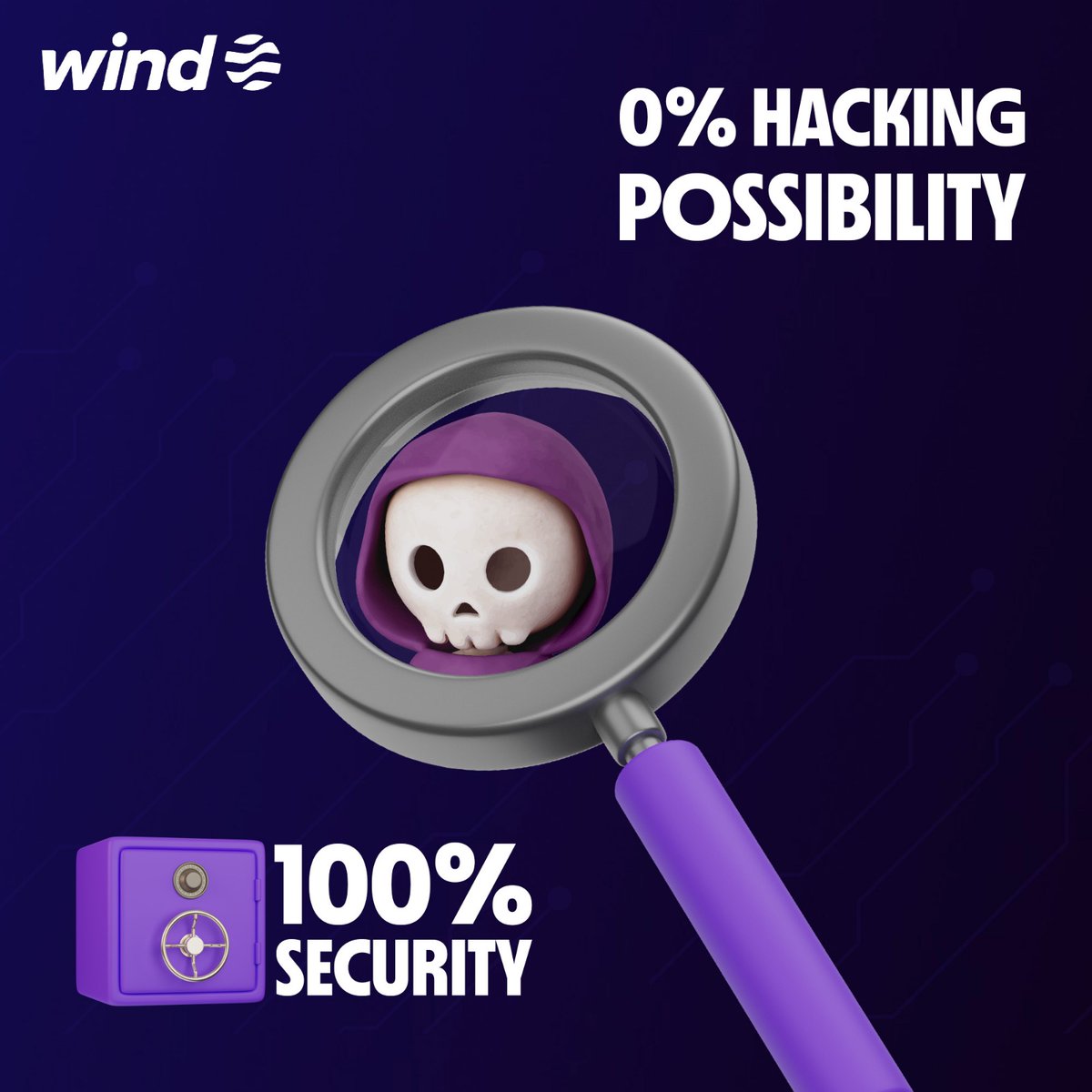pipeshq's tweet photo. Your assets, your control. With https://t.co/rKWo03xKab, experience 0% hacking possibility and 100% security. The future of self-custodial wallets is here. 🌐 
#Web3Security #WindWallet  #windapp https://t.co/yXA2koY7Hm