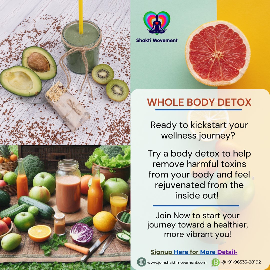 shakti_yog's tweet image. Feeling sluggish and tired? It's time to cleanse your body and mind with our 10 Day Whole Body Detox Program! 
Join the 10-Day Whole Body Detox
forms.gle/bWdLaoD3ExBQhb…
#DetoxWithShakti #WholeBodyDetox #CleanseAndRevive #wellness #detox #yogatherapy #mindbodysoul #selfcare #health