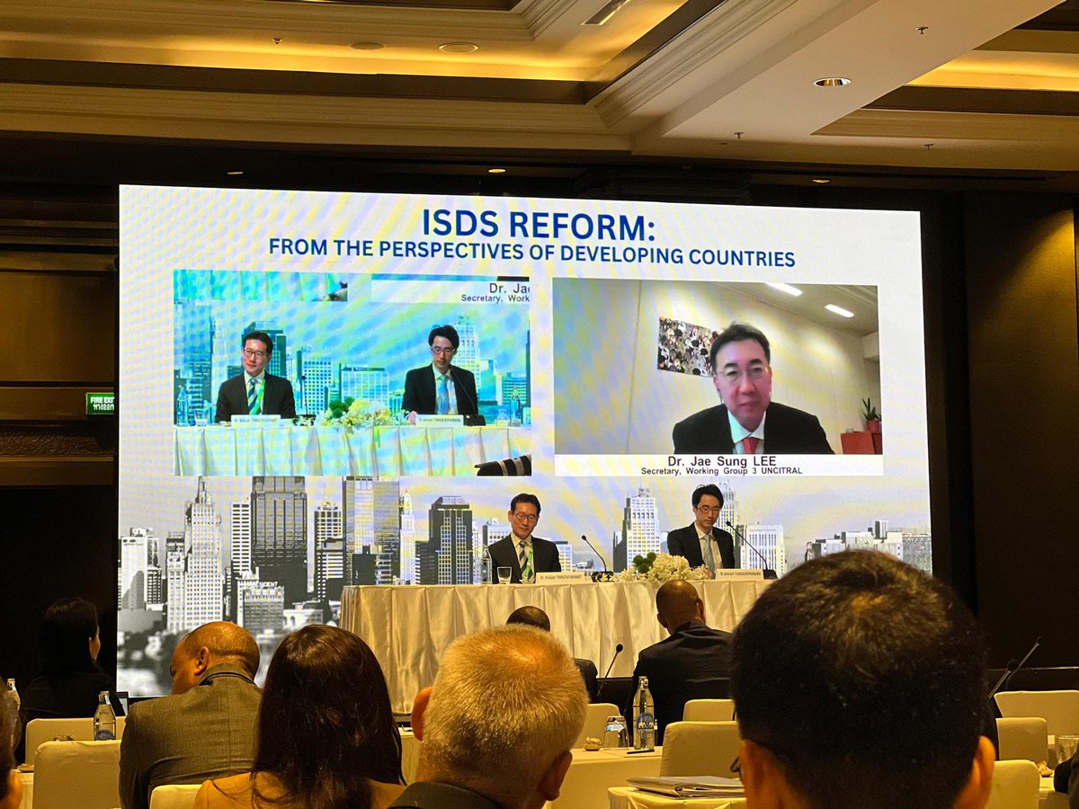 annajoubinbret's tweet image. Many thanks to AALCO (@AALCO2015) and Thailand for inviting UNCITRAL to engage with AALCO Member States on recent Commission and Working Group III updates. Looking forward to continuing our close collaboration!

#UNCITRAL #UNCITRAL #RCAP #AALCO #Thailand