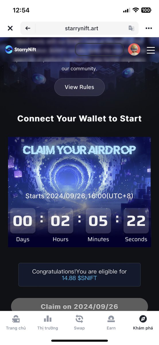 lepom0102's tweet photo. Hãy vào ví Web3 của #Binance để nhận airdrop $SNIFT https://t.co/4TcF86MZjD